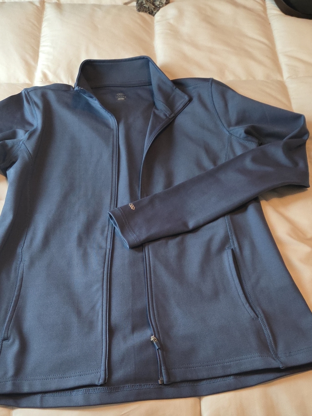 Women's Navy Full-Zip Performance Jacket